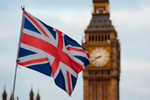 Beneficios del Reino Unido y el Big Ben de fondo