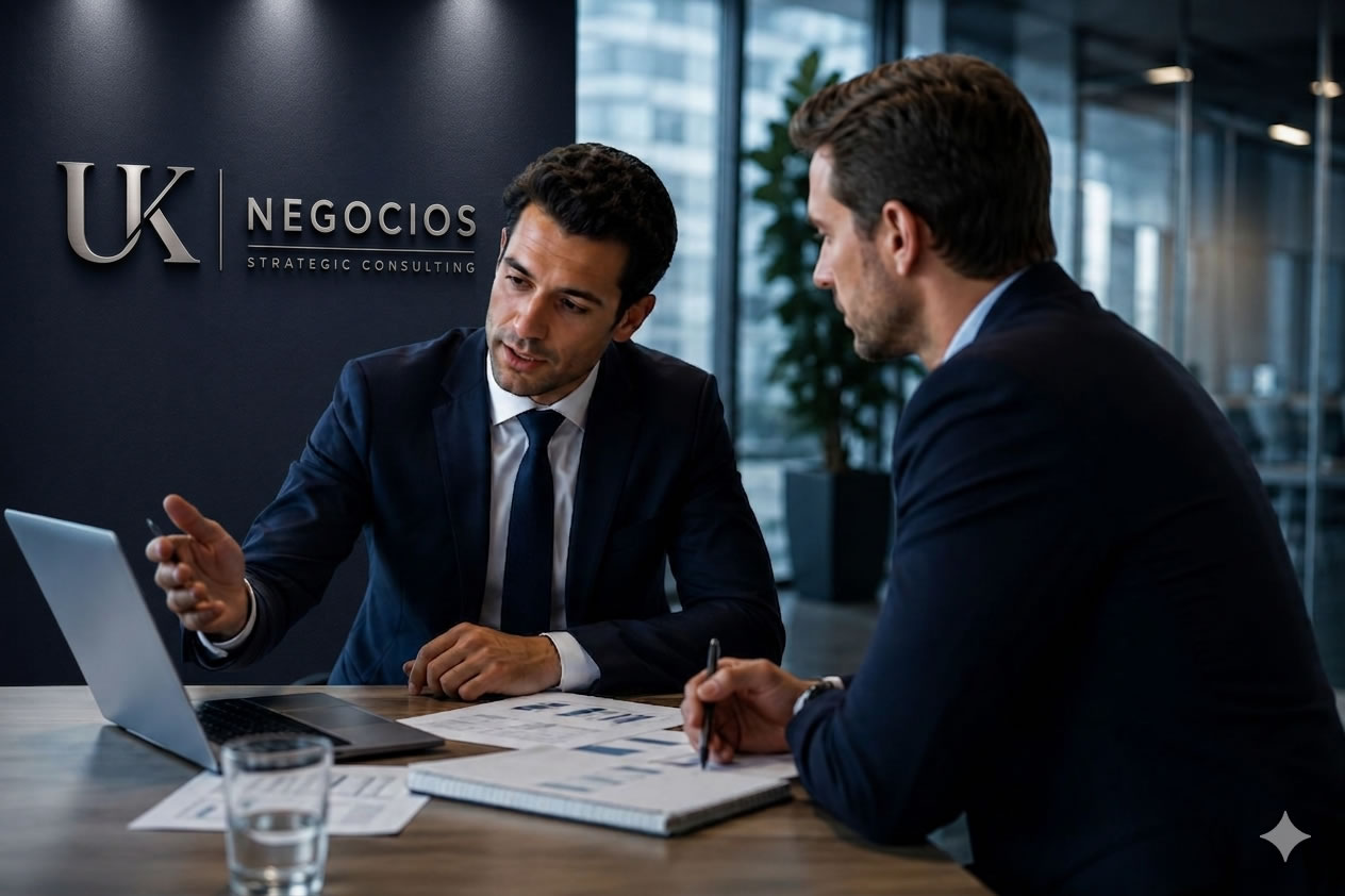 Profesionales en reunión de consultoría